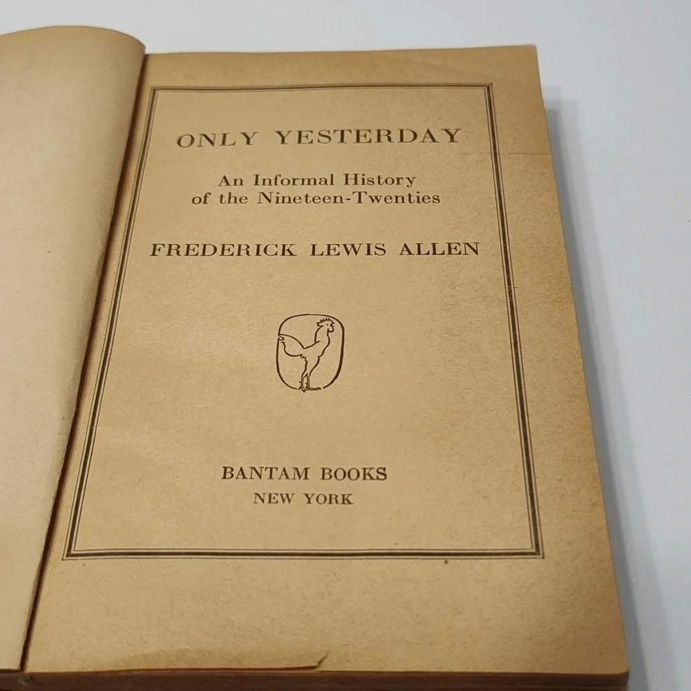 Vintage 1946, Paperback, Only Yesterday, book. - Picture 3 of 6